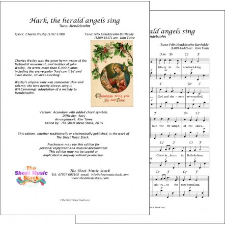 Hark the herald angels sing - Accordion