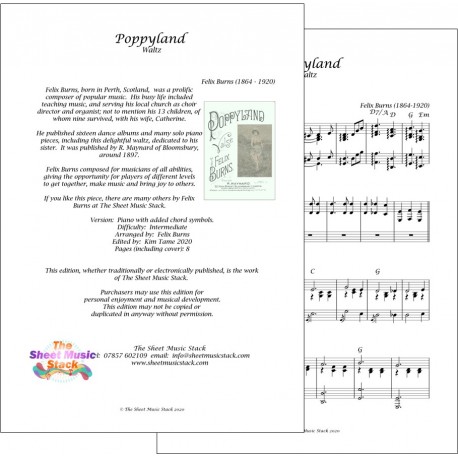 Poppyland Waltz - Felix Burns - piano