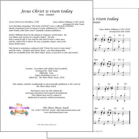 Jesus Christ is risen today - Accordion