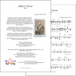 Albert Victor Waltz - Felix Burns - Piano