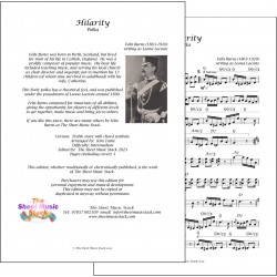 Hilarity Polka - Felix Burns - Piano solo