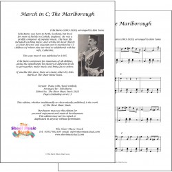 March in C - Marlborough - Felix Burns - Piano