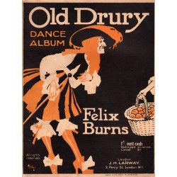 Felix Burns' Old Drury Dance Album - lead sheets/treble with chords