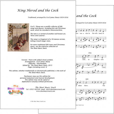 King Herod and the Cock - Piano