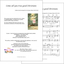 Come all you true good Christians - Piano