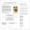 Angels from the realms of glory (Kensington New) - Lead sheet