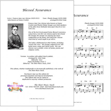 Blessed Assurance - Accordion