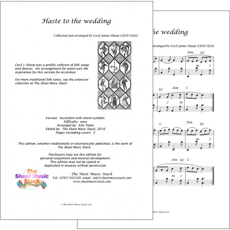 Haste to the weddng - Accordion