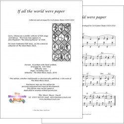 If all the world were paper - Accordion