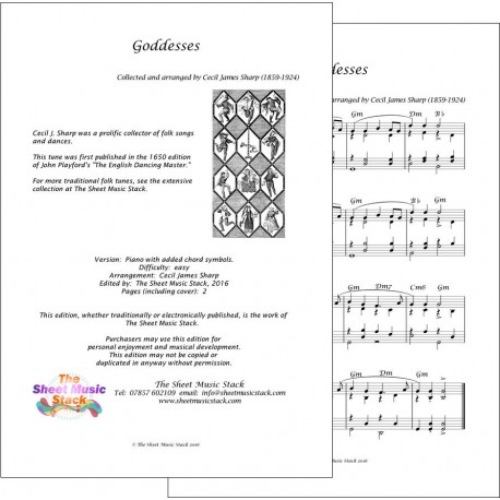 Goddesses - piano