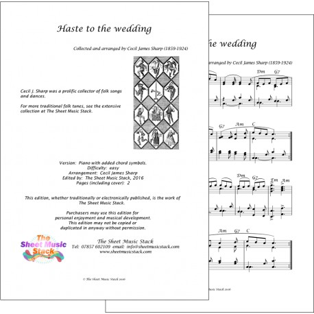 Haste to the weddng - Piano