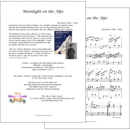 Moonlight on the Alps - Felix Burns (Leona Lacoste) - accordion