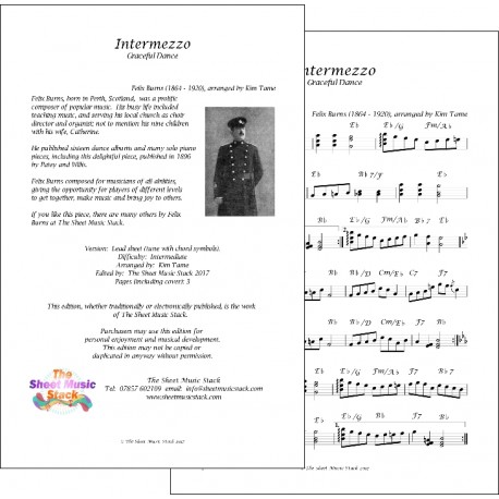 Intermezzo - Felix - Burns - Lead Sheet