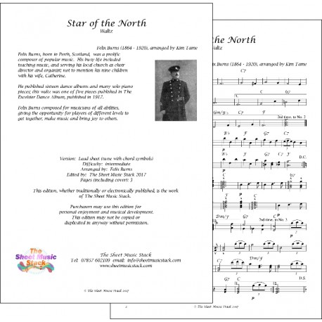 Star of the North - Felix Burns - Lead sheet