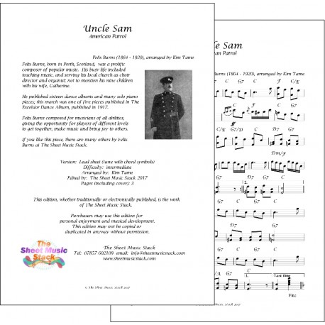 Uncle Sam - Felix Burns - Lead sheet