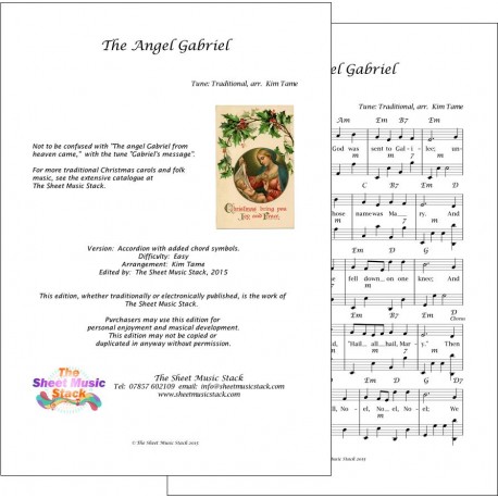 The angel Gabriel - Accordion