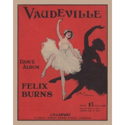 Felix Burns' Vaudeville Dance Album - Piano