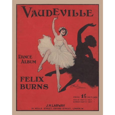 Felix Burns' Vaudeville Dance Album - Lead sheets