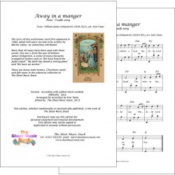 Away in a manger (Cradle song) - Accordion